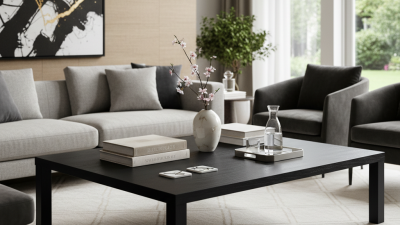 How to Choose the Perfect Black Cocktail Table for Your Space?