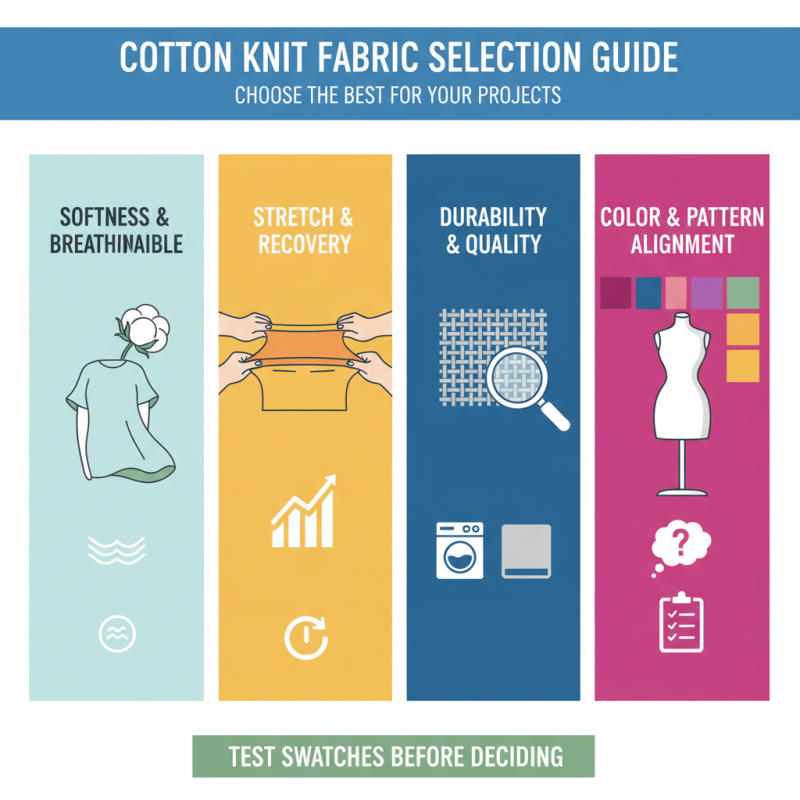 How to Choose the Best Cotton Knit Fabric for Your Sewing Projects?