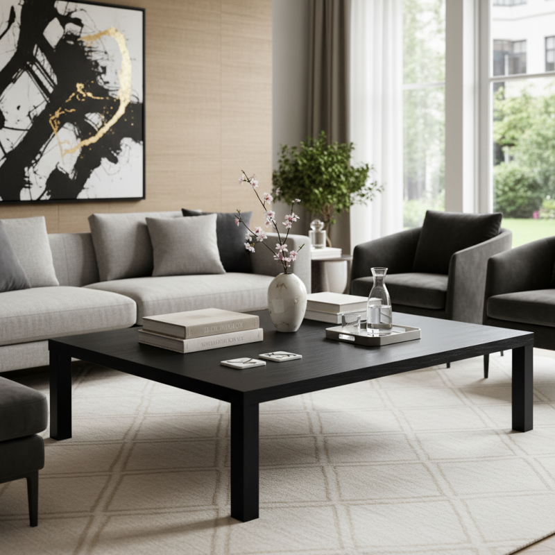 How to Choose the Perfect Black Cocktail Table for Your Space?