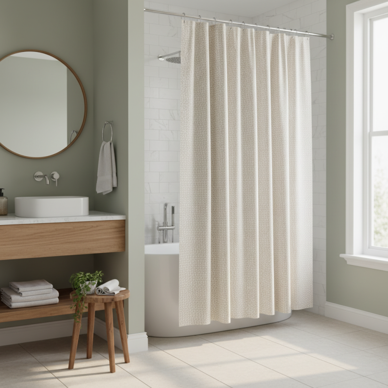 2026 How to Choose the Best Woven Shower Curtain for Your Bathroom?