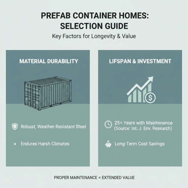 How to Choose the Best Prefab Container Homes for Your Needs?