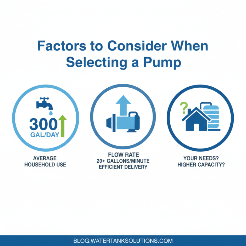 How to Choose the Right Water Tank Pump for Your Needs?