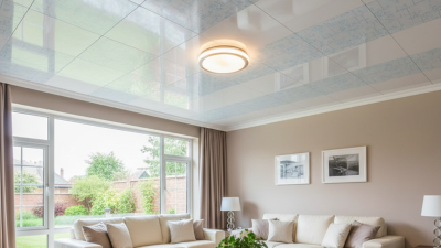 Top 5 Tips for Choosing Pvc Ceiling Panels for Your Home?