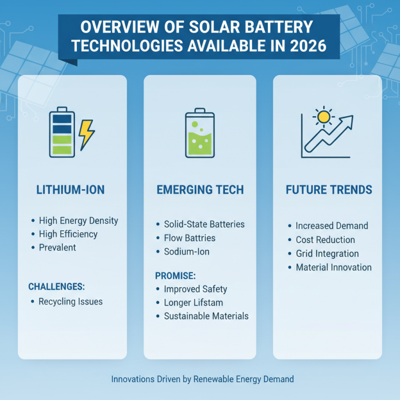 2026 Best Solar Battery Options for Global Buyers?