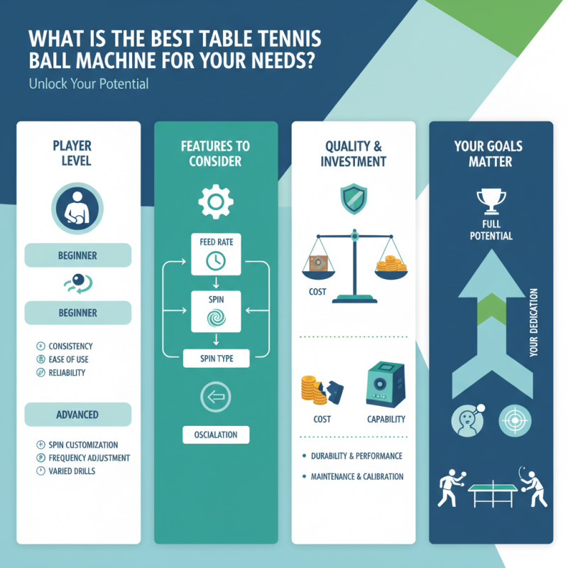 What is the Best Table Tennis Ball Machine for Your Needs?