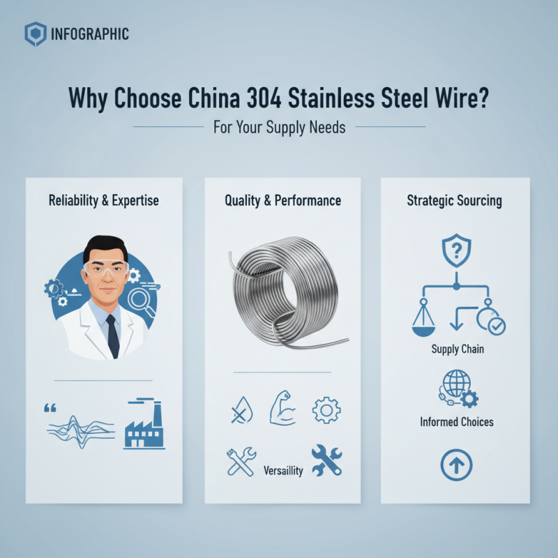 Why Choose China 304 Stainless Steel Wire for Your Supply Needs?