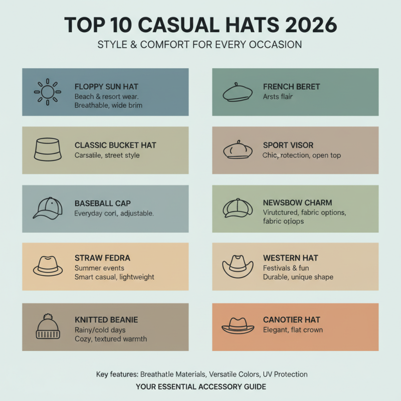 Top 10 Casual Style Hats for Every Occasion in 2026?