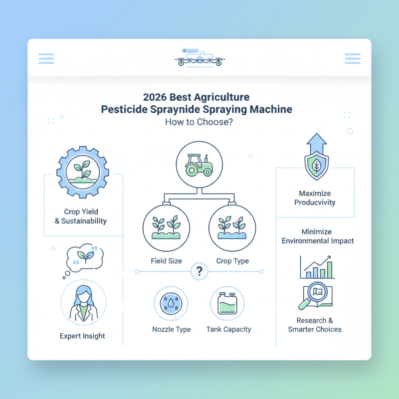 2026 Best Agriculture Pesticide Spraying Machine How to Choose?