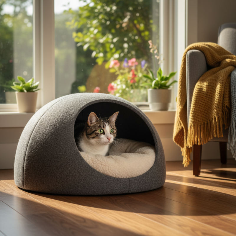 Как выбрать идеальные лежанки для кошек?