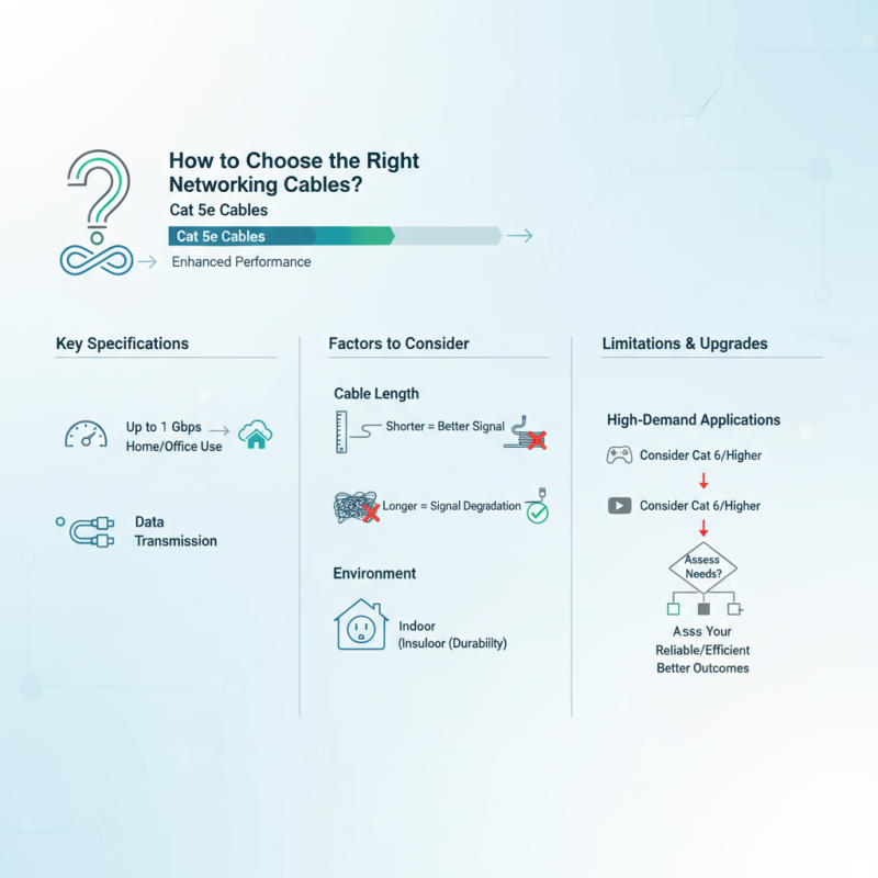 How to Choose the Right Cat 5e Cables for Your Networking Needs?