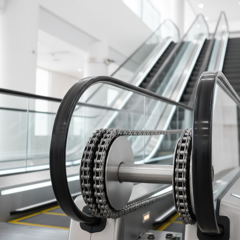 China Top Escalator Handrail Newel Roller Chain Suppliers?
