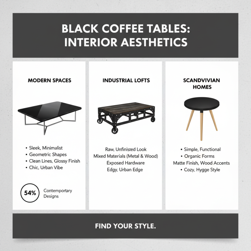 Top 10 Black Coffee Table Designs That Enhance Your Living Space?
