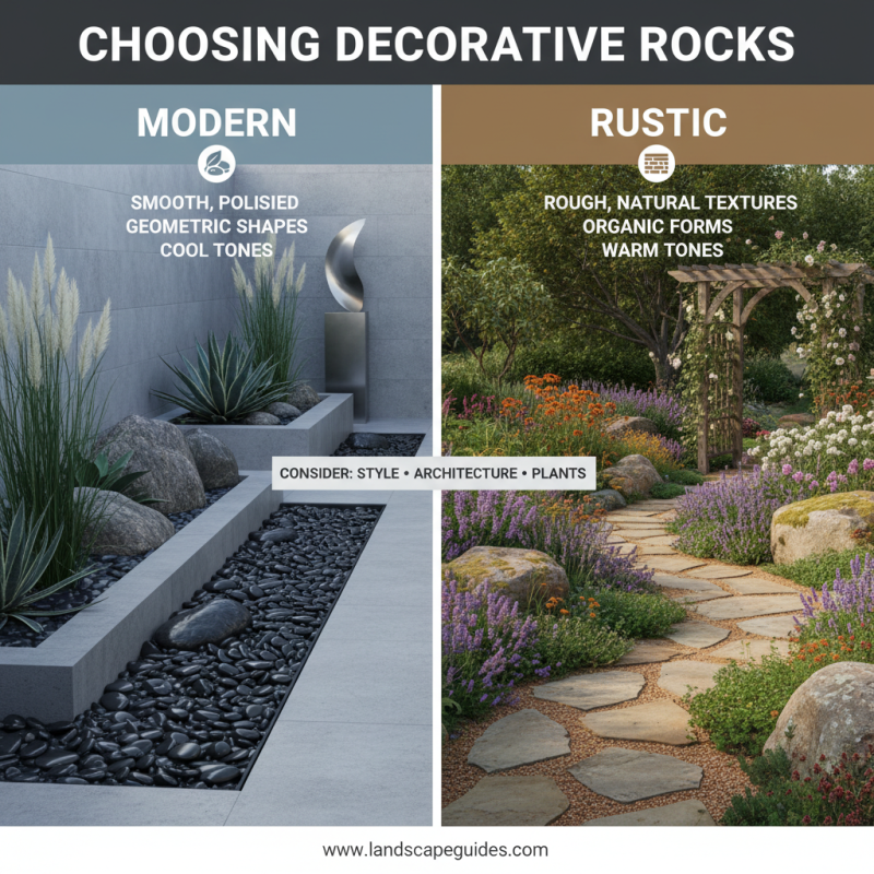 10 Best Decorative Rock Ideas for Your Landscape Design?