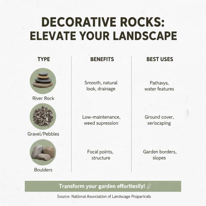 10 Best Decorative Rock Ideas for Your Landscape Design?