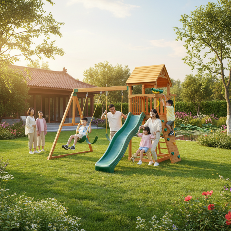 China Best Wooden Swing Sets for Family Fun and Outdoor Adventure?