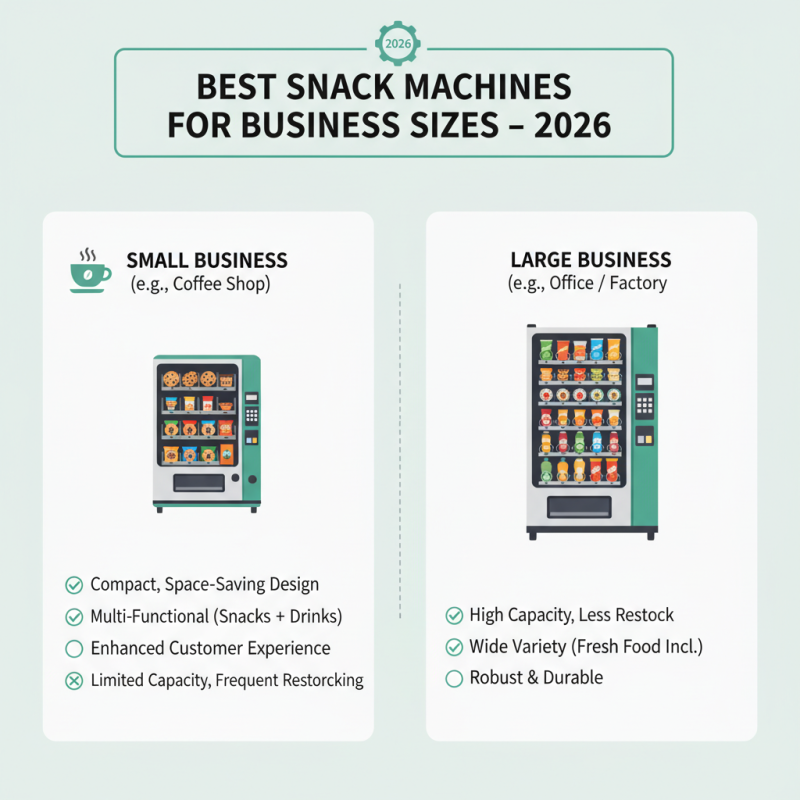 Best Snack Machines for Your Business Needs 2026?