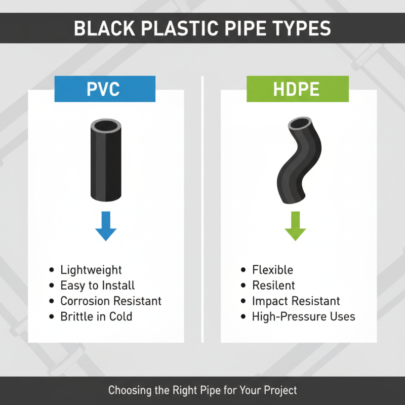 How to Choose the Best Black Plastic Pipe for Your Project?