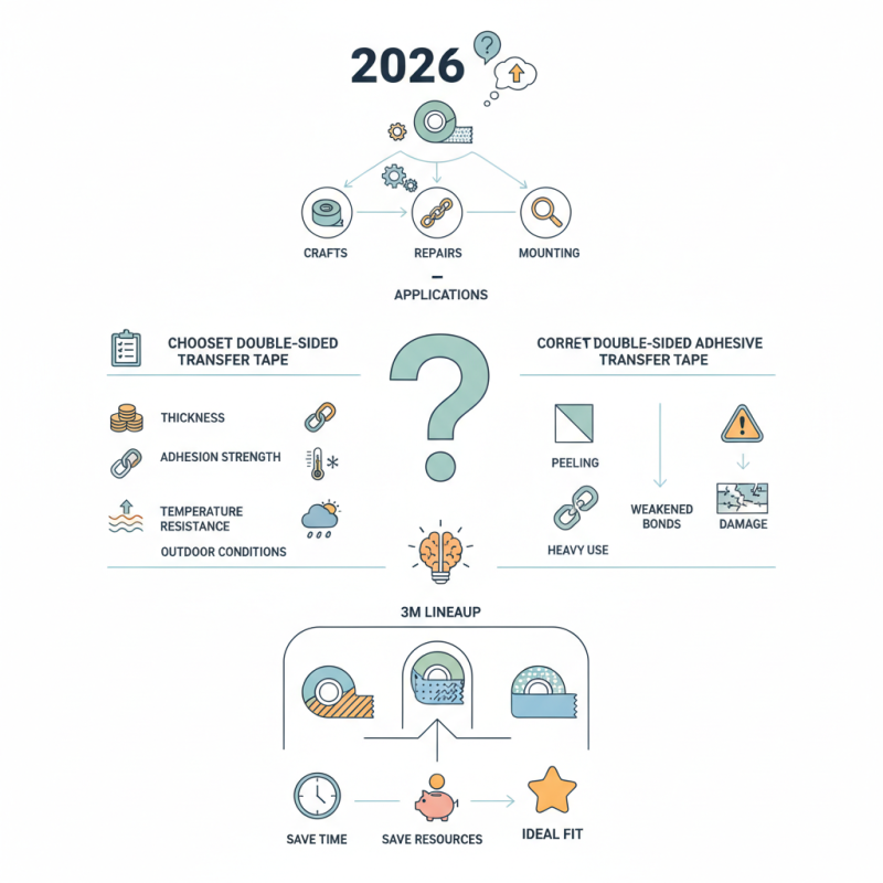 2026 How to Choose the Right 3M Double Sided Adhesive Transfer Tape?