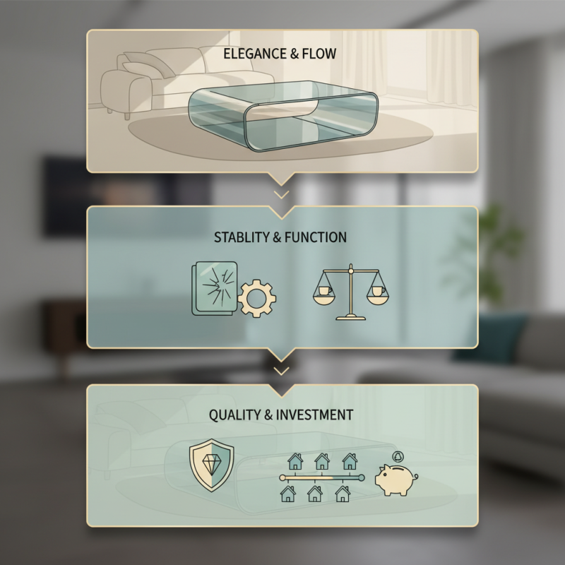 How to Choose Curved Glass Coffee Tables for Modern Living?