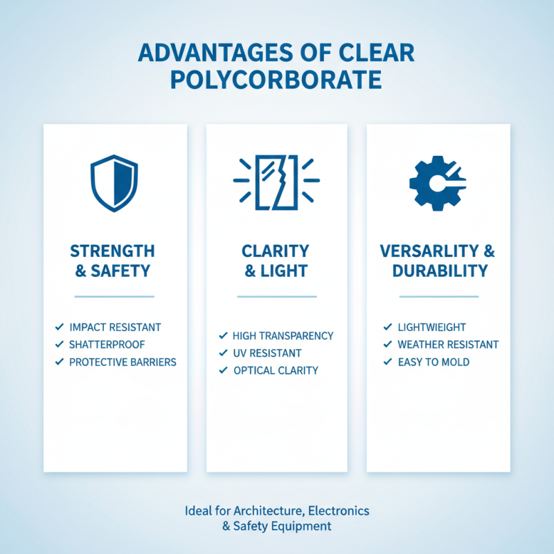What is clear polycarbonate and its applications?