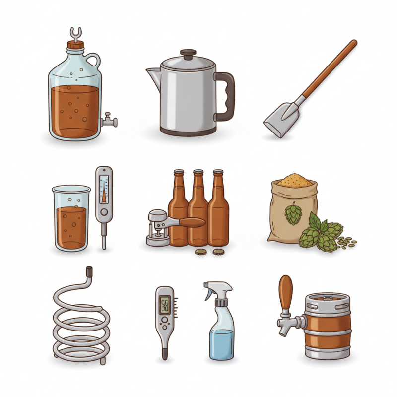 Top 10 Essential Beer Equipment for Home Brewing Success?