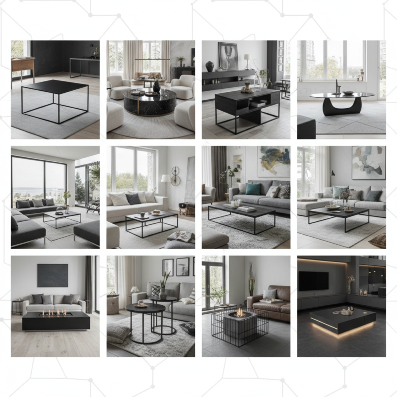 Top 10 Black Coffee Table Designs That Enhance Your Living Space?