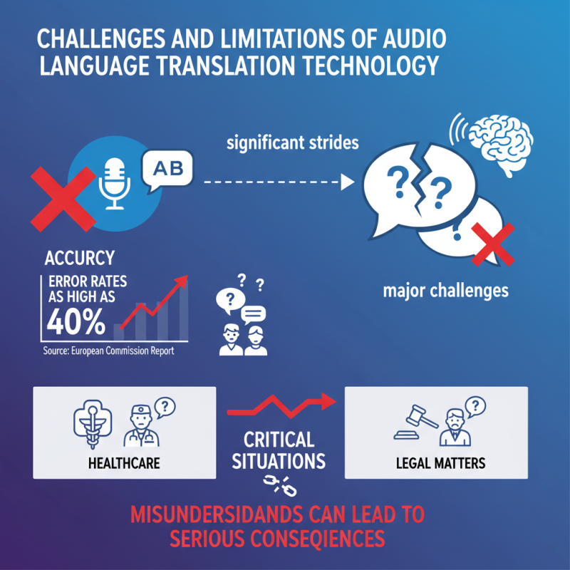 What is an audio language translator and how does it work?