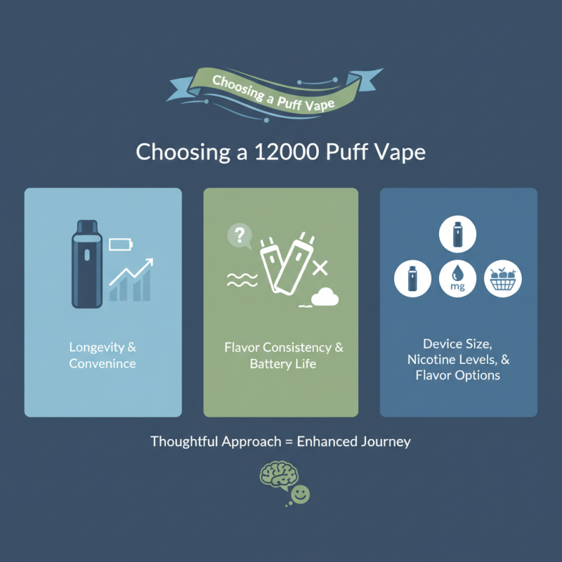 How to Choose the Best 12000 Puff Vape for Your Needs?