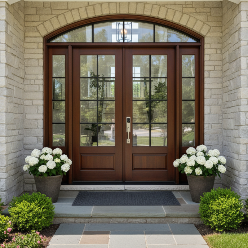 Best Front Doors with Windows to Enhance Your Home Appeal?