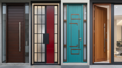 Exploring the Best Modern Front Door Designs in China