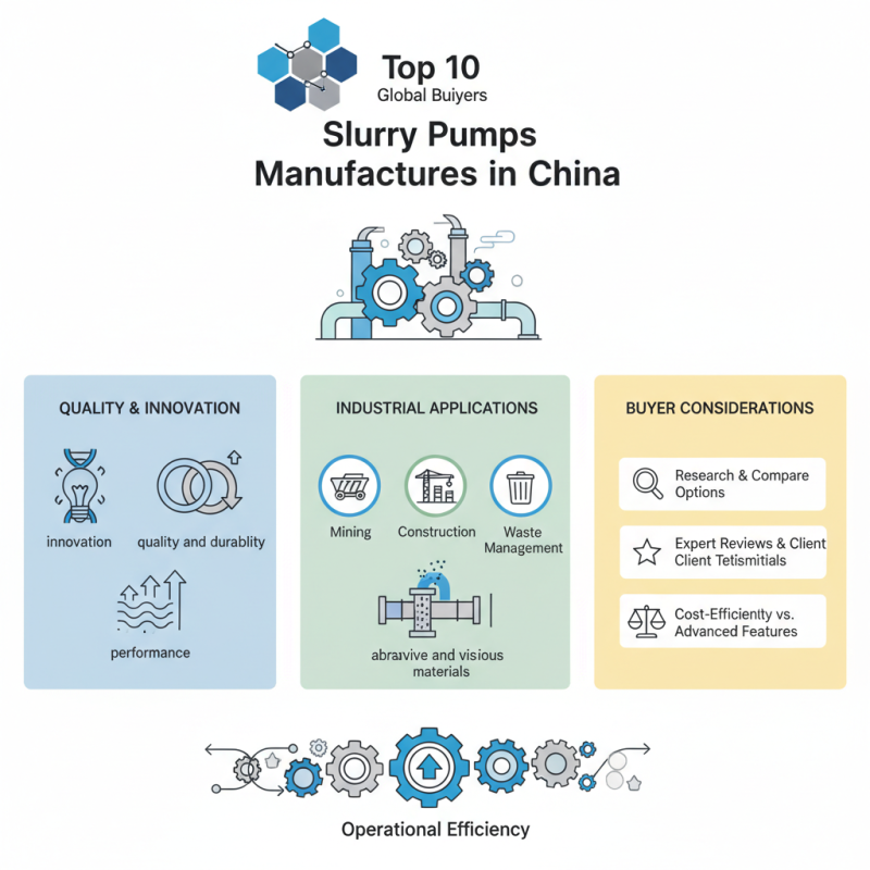 Top 10 Slurry Pumps Manufacturers in China for Global Buyers?