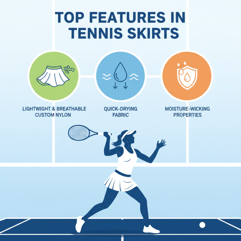 Custom Nylon Tennis Skirts Trends and Best Options for Buyers?