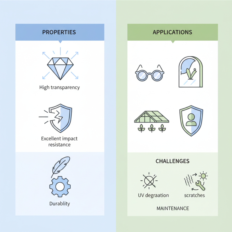 What is clear polycarbonate and its applications?