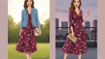 How to Style a Dark Pink Floral Dress for Any Occasion?