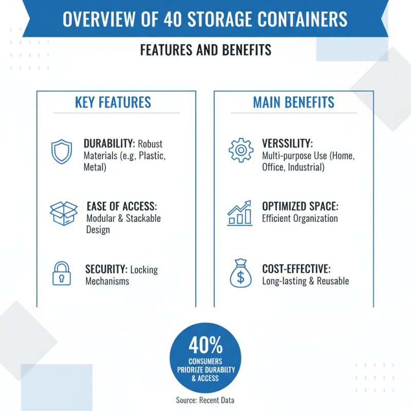 Top 10 Best 40 Storage Containers for Global Buyers?