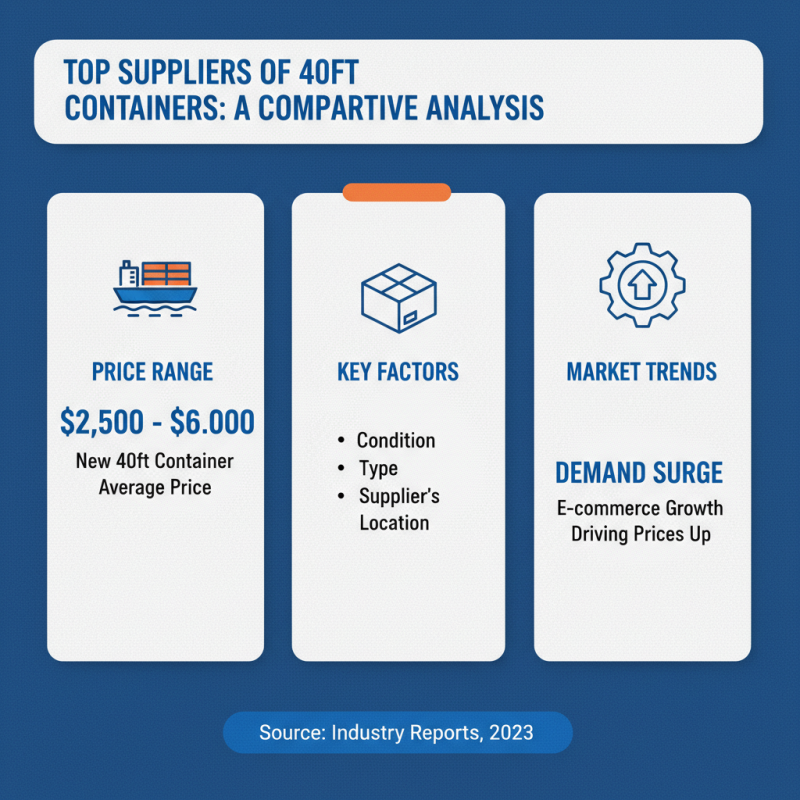 40ft Container Pricing and Best Suppliers Worldwide?