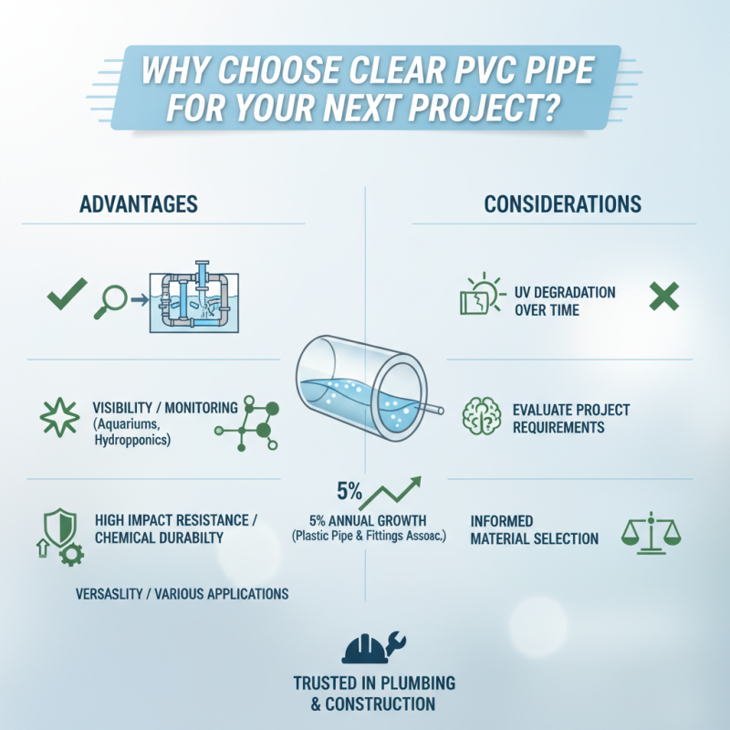 Why Choose Clear PVC Pipe for Your Next Project?