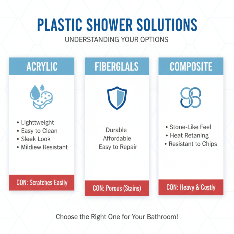 How to Choose the Best Plastic Shower Solutions for Your Needs?