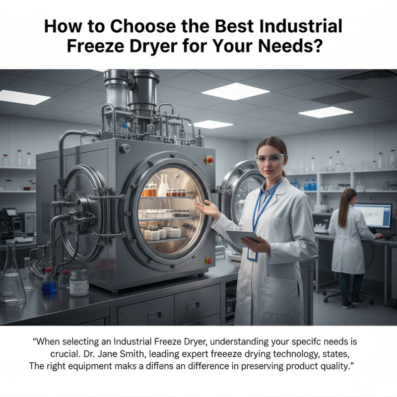 How to Choose the Best Industrial Freeze Dryer for Your Needs?