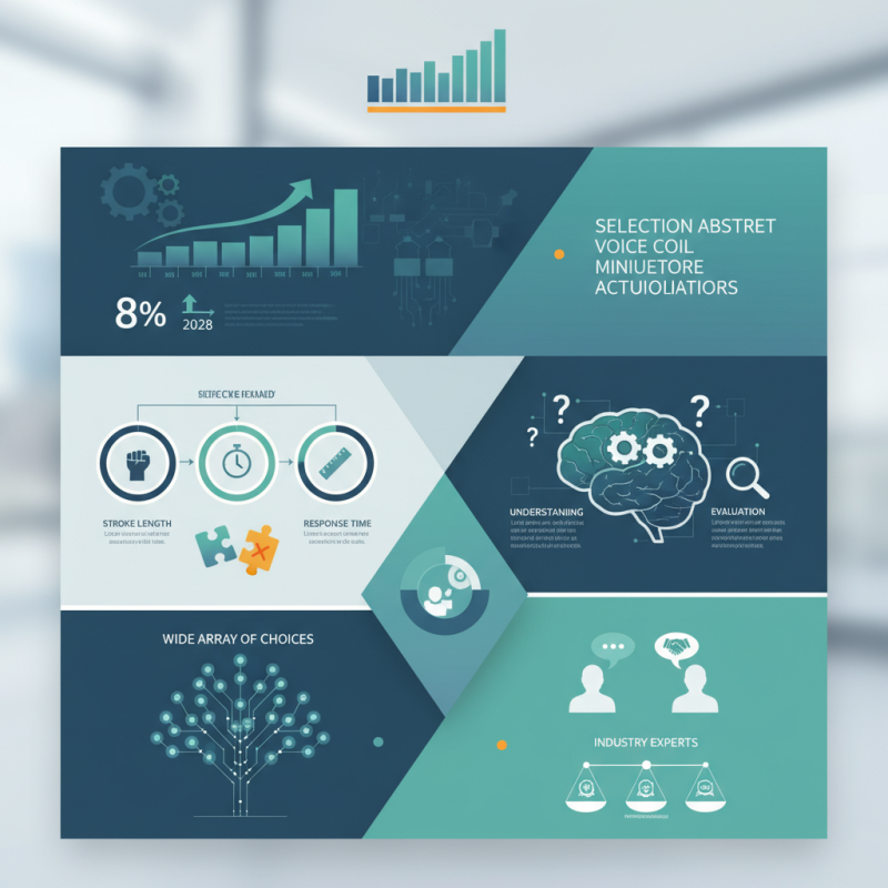 How to Choose the Best Miniature Voice Coil Actuator for Your Needs?