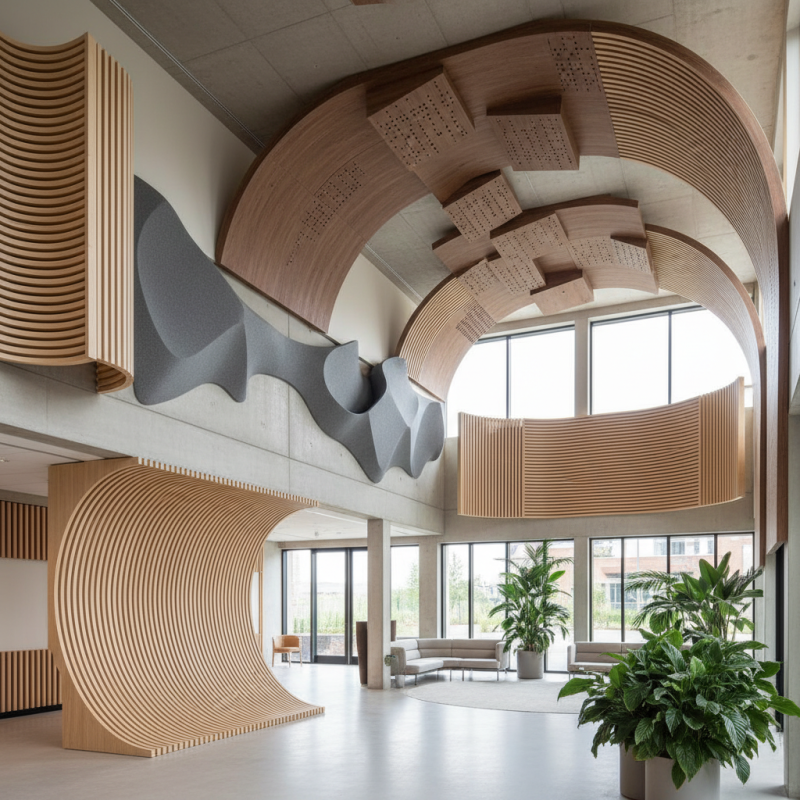 How to Choose the Best Curved Acoustic Panels for Your Space?