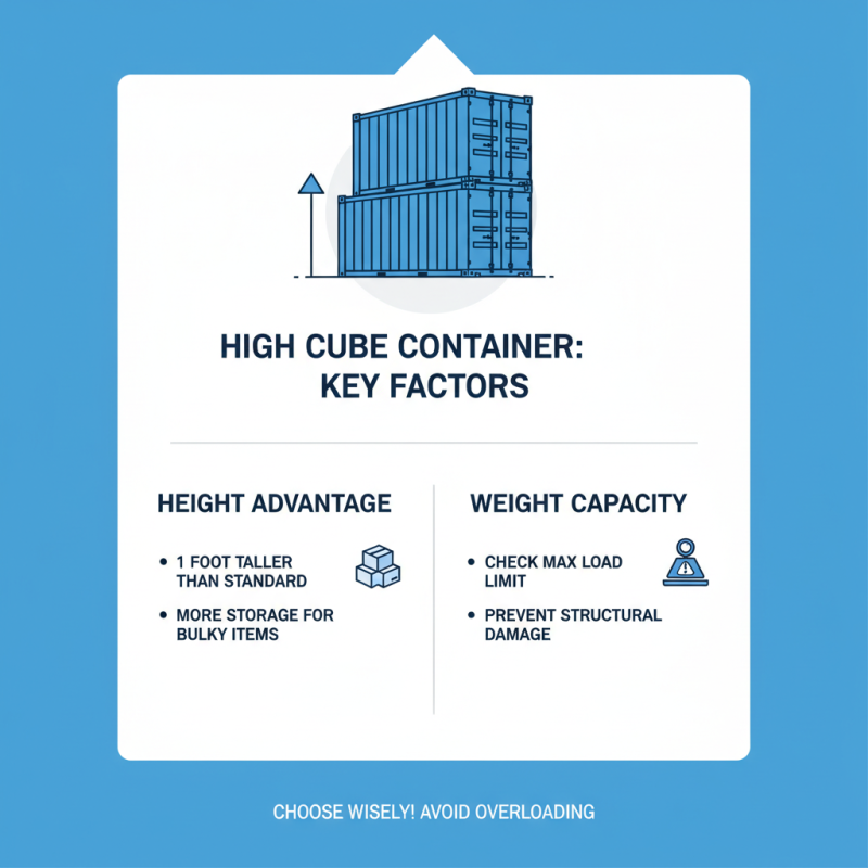 What is a High Cube Shipping Container and Its Benefits?