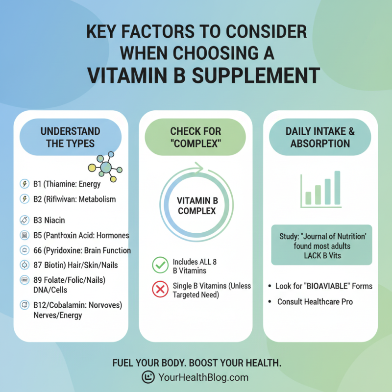 How to Choose the Right Vitamin B Complex for Your Health?