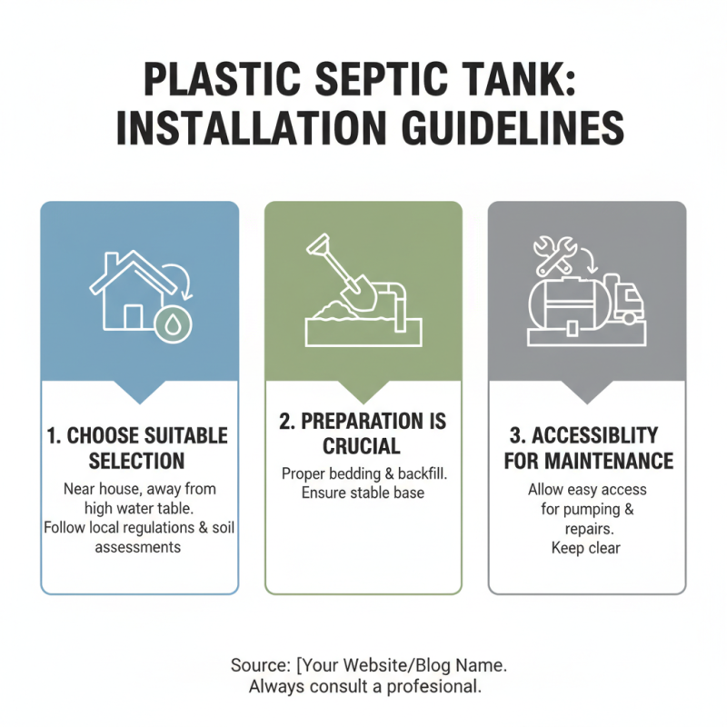 2026 Top Plastic Septic Tanks for Effective Waste Management Solutions?
