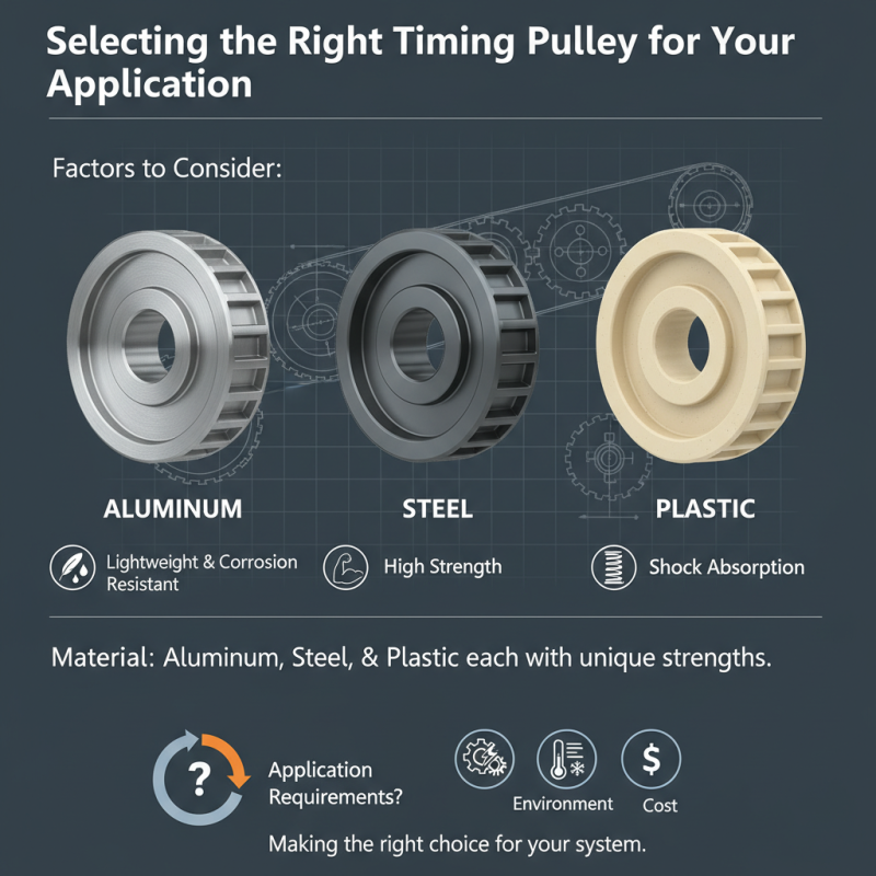 Top Types of Timing Pulleys for Optimal Performance?