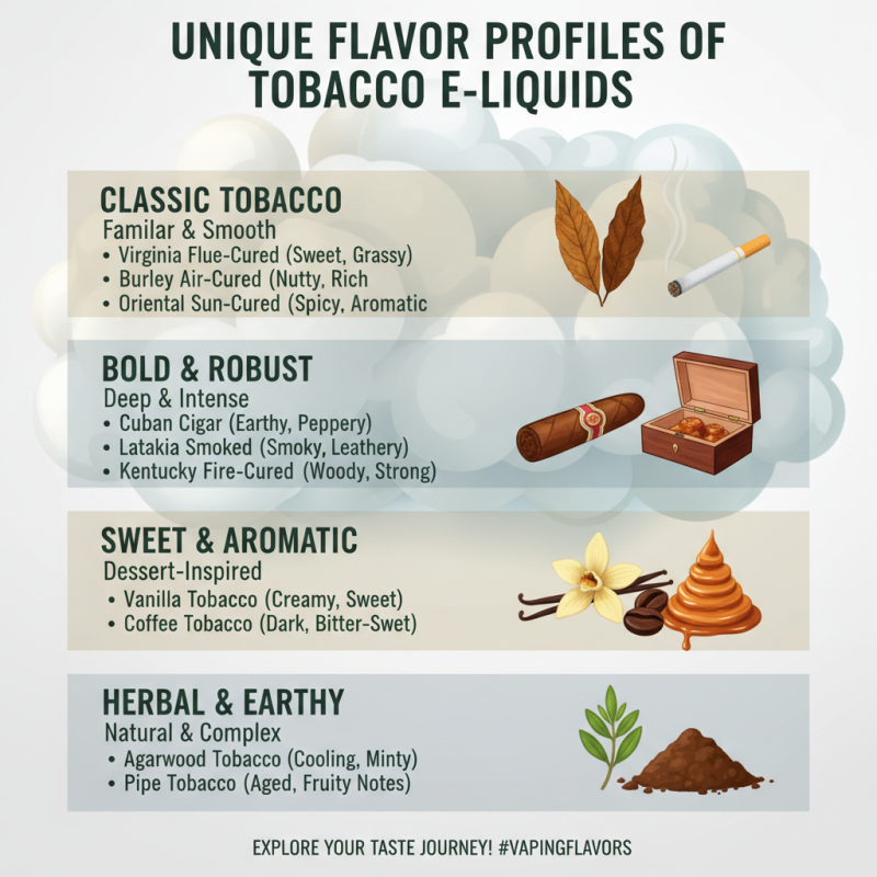 Why Choose Tobacco E-Liquid for Your Vaping Experience?