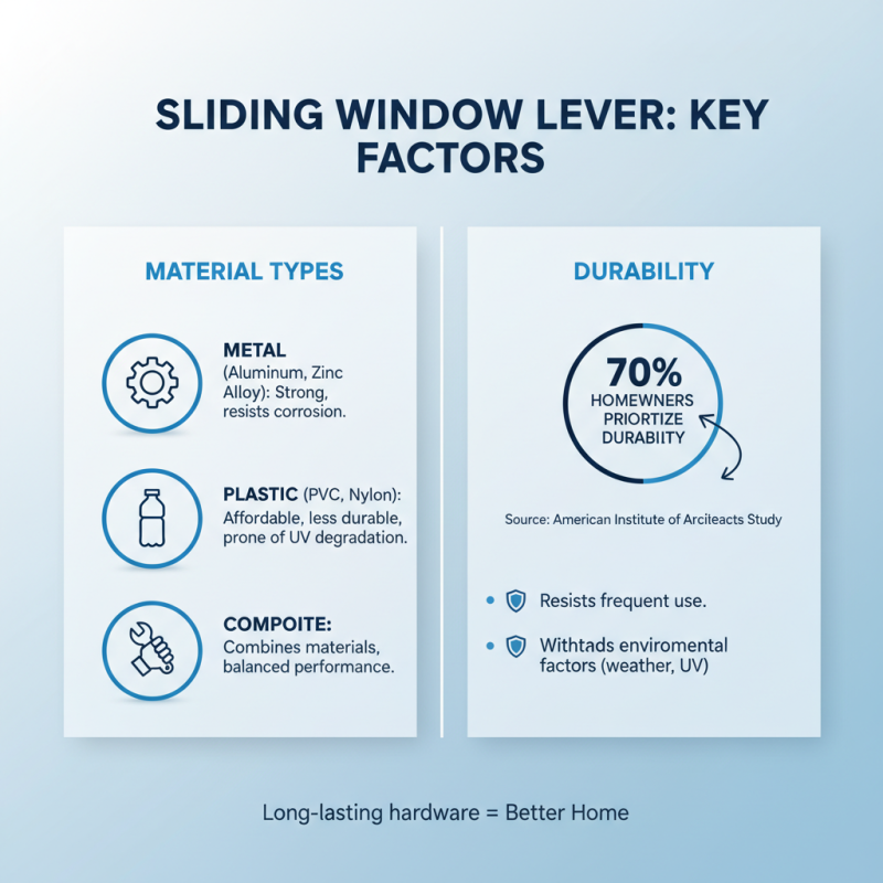 How to Choose the Best Sliding Window Lever for Your Needs?