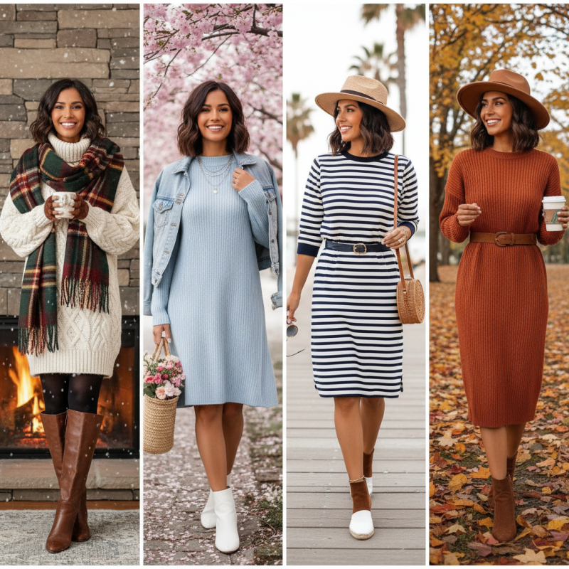 Best Sweater Dress Styles for Every Season to Shop Now?