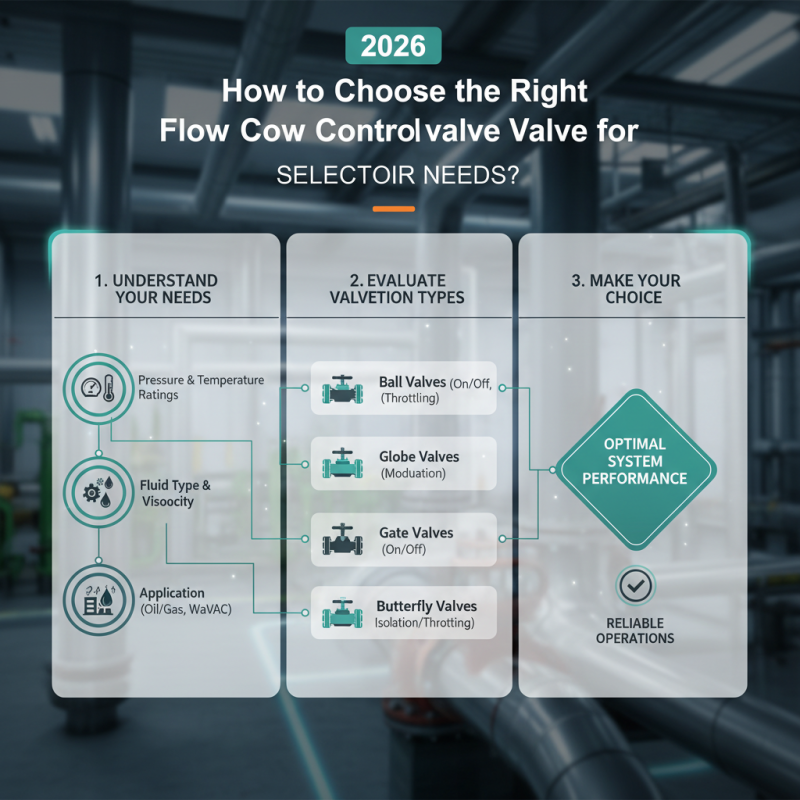 2026 How to Choose the Right Flow Control Valve for Your Needs?