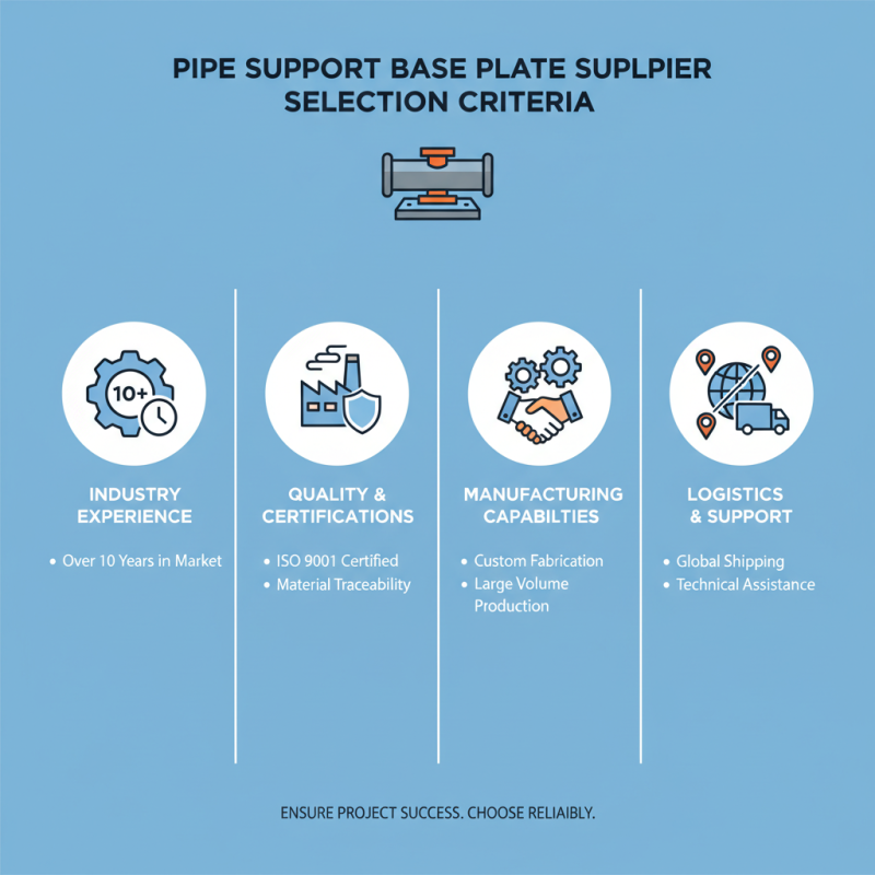 China Top Pipe Support Base Plate Suppliers for Global Buyers?